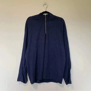 Robert Graham  navy quarter zip sweater
